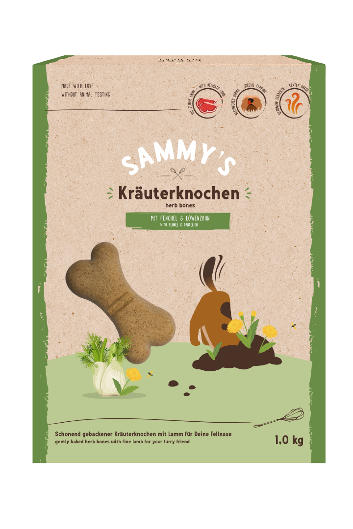 SAMMY'S Hundesnacks Hundeleckerli Sammy's Kräuterknochen